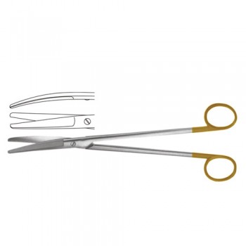 TC Wertheim Gynecological Scissor Curved Stainless Steel, 35 cm - 14"